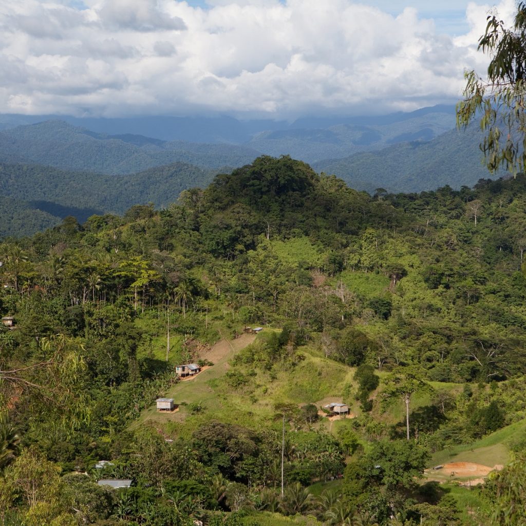 A view of the mountains, Rigo district, Central province, PNG.