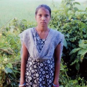 Sponsored young woman from India