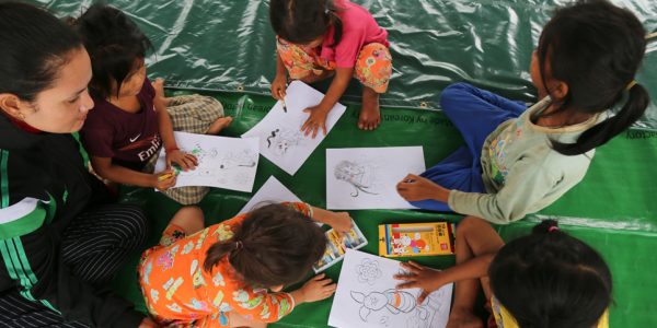 Protecting children from floods in Cambodia