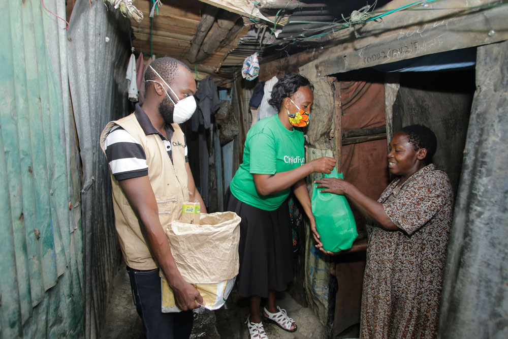 Crisis food pack (feed two families for a month)