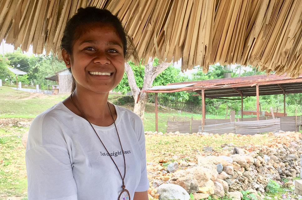 ChildFund's Youth Changemaker project in Timor-Leste is building the resilience and life skills of young women like Feaupe