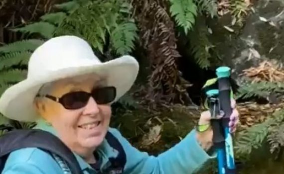 Meet a grandmother who trekked across Tasmania's Tarkine for children in need