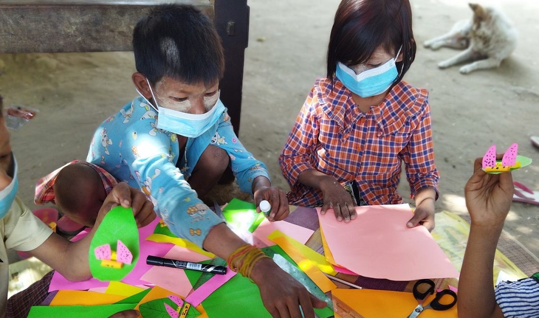 Children in Myanmar are returning to learning